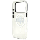 Husa pentru iPhone 17 Pro, Karl Lagerfeld IML MagSafe Sketch Logo (KLHMP17LHGKIGKBT), transparenta