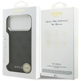 Husa pentru iPhone 17 Pro Max, Guess Hardcase 4G Classic Logo MagSafe (GUHMP17XP4GSSMCK), negru