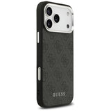 Husa pentru iPhone 17 Pro Max, Guess Hardcase 4G Classic Logo MagSafe (GUHMP17XP4GSSMCK), negru