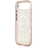 Husa pentru iPhone 17 Air, Karl Lagerfeld IML MagSafe Sketch Logo (KLHMP17MHGCHGKBP), roz