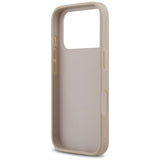 Husa pentru iPhone 17 Pro, Guess 4G Ring Classic Logo MagSafe (GUHMP17LG4GFRP), roz