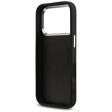 Husa pentru iPhone 17 Pro, Guess Hardcase 4G Classic Logo MagSafe (GUHMP17LP4GSSMCK), negru
