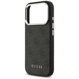 Husa pentru iPhone 17 Pro, Guess Hardcase 4G Classic Logo MagSafe (GUHMP17LP4GSSMCK), negru