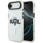 Husa pentru iPhone 17 Air, Karl Lagerfeld IML MagSafe Sketch Logo (KLHMP17MHGKIGKBT), transparenta