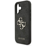 Husa pentru iPhone 17, Guess Hardcase 4G Big Logo (GUHCP17S4GMGGR), negru