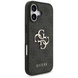 Husa pentru iPhone 17, Guess Hardcase 4G Big Logo (GUHCP17S4GMGGR), negru