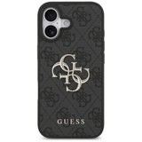 Husa pentru iPhone 17, Guess Hardcase 4G Big Logo (GUHCP17S4GMGGR), negru