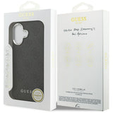 Husa pentru iPhone 17, Guess Hardcase 4G Classic Logo MagSafe (GUHMP17SP4GSSMCK), negru