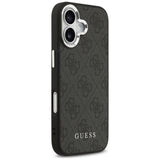 Husa pentru iPhone 17, Guess Hardcase 4G Classic Logo MagSafe (GUHMP17SP4GSSMCK), negru
