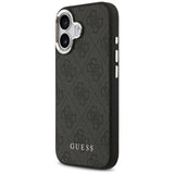 Husa pentru iPhone 17, Guess Hardcase 4G Classic Logo MagSafe (GUHMP17SP4GSSMCK), negru