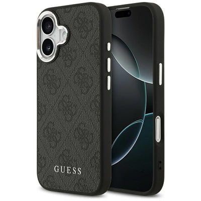 Husa pentru iPhone 17, Guess Hardcase 4G Classic Logo MagSafe (GUHMP17SP4GSSMCK), negru