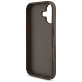 Husa pentru iPhone 17, Guess Hardcase 4G Big Logo (GUHCP17S4GMGBR), maro