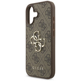 Husa pentru iPhone 17, Guess Hardcase 4G Big Logo (GUHCP17S4GMGBR), maro