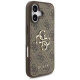 Husa pentru iPhone 17, Guess Hardcase 4G Big Logo (GUHCP17S4GMGBR), maro