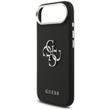 Husa pentru iPhone 17 Air, Guess Hardcase 4G Grained Big and Classic Logo (GUHCP17MPG4SMCEK), negru