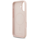 Husa pentru iPhone 17, Karl Lagerfeld Silicone Ring MagSafe (KLHMP17SSCMKCRHP), roz
