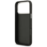 Husa pentru iPhone 17 Pro Max, Guess Hardcase 4G Grained Big and Classic Logo (GUHCP17XPG4SMCEK), negru