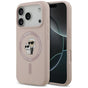Husa pentru iPhone 17 Pro, Karl Lagerfeld Silicone Ring MagSafe (KLHMP17LSCMKCRHP), roz