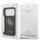 Husa pentru iPhone 17 Pro Max, Guess Hardcase 4G Big Logo (GUHCP17X4GMGGR), negru