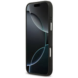 Husa pentru iPhone 17 Pro, Guess Hardcase 4G Grained Big and Classic Logo (GUHCP17LPG4SMCEK), negru