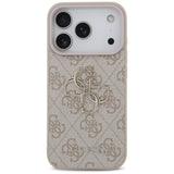 Husa pentru iPhone 17 Pro, Guess Hardcase 4G Big Logo (GUHCP17L4GMGPI), roz