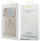Husa pentru iPhone 17 Pro, Guess Hardcase 4G Big Logo (GUHCP17L4GMGPI), roz