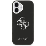 Husa pentru iPhone 17, Guess Hardcase 4G Grained Big and Classic Logo (GUHCP17SPG4SMCEK), negru