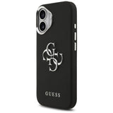 Husa pentru iPhone 17, Guess Hardcase 4G Grained Big and Classic Logo (GUHCP17SPG4SMCEK), negru