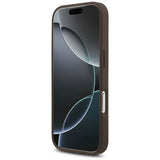 Husa pentru iPhone 17 Pro Max, Guess Hardcase 4G Big Logo (GUHCP17X4GMGBR), maro