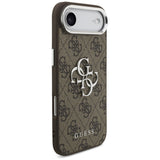 Husa pentru iPhone 17 Air, Guess Hardcase Big 4G Logo Classic Logo (GUHCP17MP4G4SMCW), maro