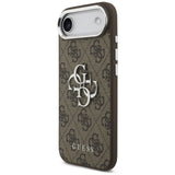 Husa pentru iPhone 17 Air, Guess Hardcase Big 4G Logo Classic Logo (GUHCP17MP4G4SMCW), maro