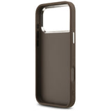 Husa pentru iPhone 17 Pro Max, Guess Hardcase Big 4G Logo Classic Logo (GUHCP17XP4G4SMCW), maro