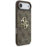 Husa pentru iPhone 17 Air, Guess Hardcase 4G Big Logo (GUHCP17M4GMGBR), maro