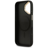 Husa pentru iPhone 17, Guess Hardcase 4G Classic MagSafe (GUHMP17SP4MSEGCK), negru