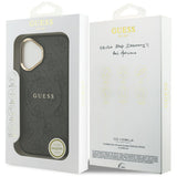 Husa pentru iPhone 17, Guess Hardcase 4G Classic MagSafe (GUHMP17SP4MSEGCK), negru