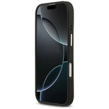 Husa pentru iPhone 17, Guess Hardcase 4G Classic MagSafe (GUHMP17SP4MSEGCK), negru
