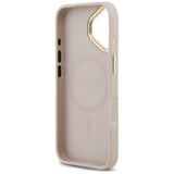 Husa pentru iPhone 17, Guess Hardcase 4G Classic MagSafe (GUHMP17SP4MSEGCP), roz