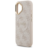 Husa pentru iPhone 17, Guess Hardcase 4G Classic MagSafe (GUHMP17SP4MSEGCP), roz