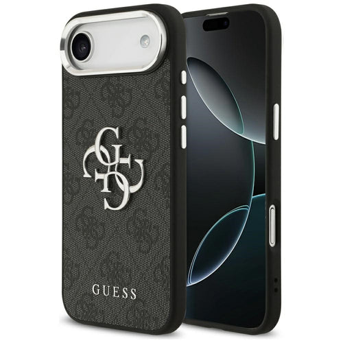 Husa pentru iPhone 17 Air, Guess Hardcase Big 4G Logo Classic Logo (GUHCP17MP4G4SMCK), negru