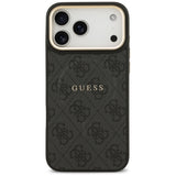 Husa pentru iPhone 17 Pro Max, Guess Hardcase 4G Classic MagSafe (GUHMP17XP4MSEGCK), negru