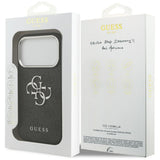 Husa pentru iPhone 17 Pro, Guess Hardcase Big 4G Logo Classic Logo (GUHCP17LP4G4SMCK), negru