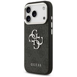 Husa pentru iPhone 17 Pro, Guess Hardcase Big 4G Logo Classic Logo (GUHCP17LP4G4SMCK), negru