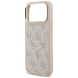 Husa pentru iPhone 17 Pro Max, Guess Hardcase 4G Classic MagSafe (GUHMP17XP4MSEGCP), roz