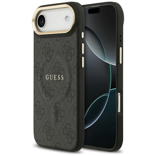 Husa pentru iPhone 17 Air, Guess Hardcase 4G Classic MagSafe (GUHMP17MP4MSEGCK), negru