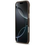 Husa pentru iPhone 17 Air, Guess Hardcase 4G Classic MagSafe (GUHMP17MP4MSEGCW), maro