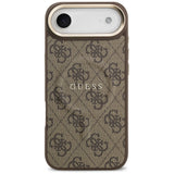 Husa pentru iPhone 17 Air, Guess Hardcase 4G Classic MagSafe (GUHMP17MP4MSEGCW), maro