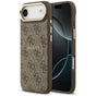 Husa pentru iPhone 17 Air, Guess Hardcase 4G Classic MagSafe (GUHMP17MP4MSEGCW), maro