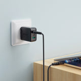 Cablu Acefast de date (C11-03), Magnetic Winding, Incarcare rapida, Type-C to Type-C, 60W, 3A, Reglabil Lenght, 1.2m, negru