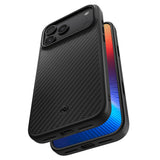Husa pentru iPhone 17 Pro Max, Spigen Enzo Aramid T MagSafe (ACS09906), negru