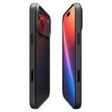 Husa pentru iPhone 17 Pro, Spigen Enzo Aramid T MagSafe (ACS09959), negru